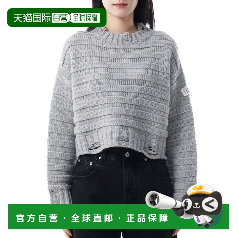 韩国直邮MM6 S52HL0031 M13040 857米 圆领针织羊毛针织衫