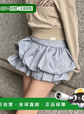 1h可退 日本直邮Ray Cassin 女装 宽松A字 荷叶边层叠短裙 RCN106