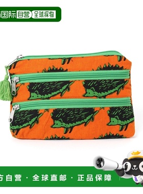 1h可退 日本直邮CAYHANE男女同款彩色动物印花三层拉链小包 ISAP6
