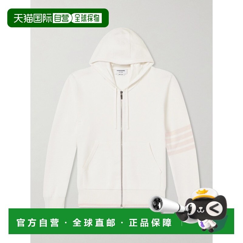 1h可退 香港直邮潮奢 Thom Browne 汤姆 布朗 男士 条纹棉质拉链,男装,针织衫/毛衣,淘宝优惠券,粉丝福利购,淘宝优惠卷