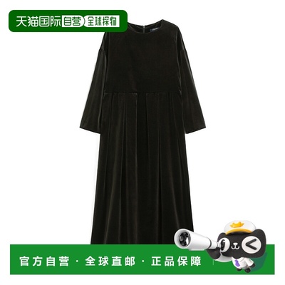 香港直邮Max Mara 棉质天鹅绒连衣裙 9226015306