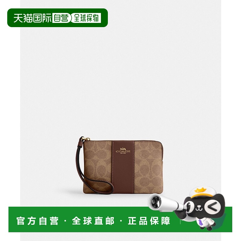 日本直邮COACH Corner Zip蔻驰手拿包