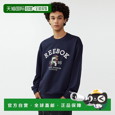 韩国直邮Reebok锐步男女同款卫衣RETS3FM30N3
