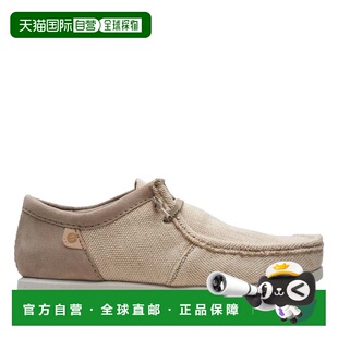 自营Clarks ShacreLite Moc in Brown Textile - natural combina