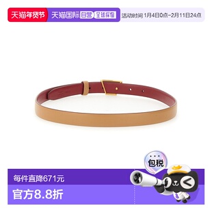 香港直邮TOD'S 托德斯 女士 T TIMELESS 双面皮带 XCWTSB30100RBR