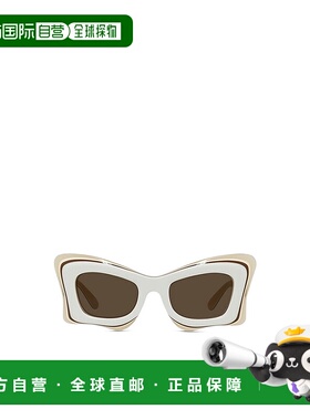 香港直邮LOEWE 男士太阳镜  LW40140U25E AW2025罗意威 白色