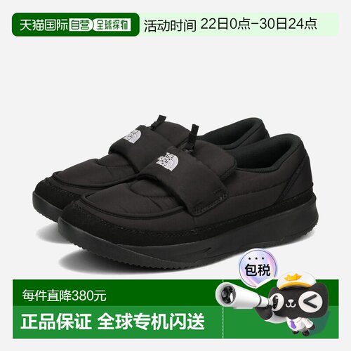 日本直邮THE NORTH FACE NUPTSE LOAFER 男女低帮运动鞋（黑色/黑