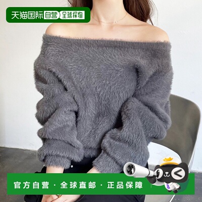 日本直邮GeeRA “YOUING. Collaboration”双向羽毛纱线针织（炭