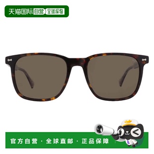 自营John Varvatos Brown Square Men's Sunglasses SJV557 0HAV