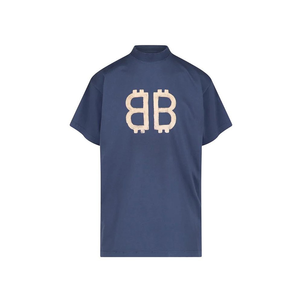 BALENCIAGA 男士T恤 739028TOVU64108 CO 花色