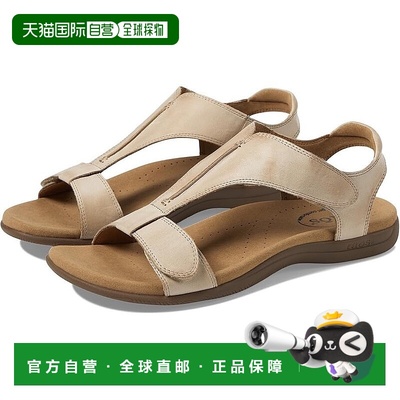 自营Taos Footwear The Show Sandals Womens Stone Leather Adju
