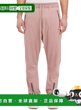 香港直邮RICK OWENS 男士休闲裤 HRU01D3370BA63 SS2024 粉红色
