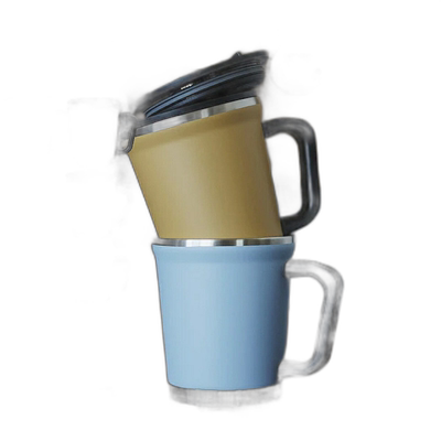日本直邮保温杯 DOUBLE MUG 双啤酒杯 0.3L 保温杯啤酒杯带盖办