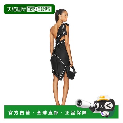 1h可退 香港直邮Alexander Wang 亚历山大 王 女士 不对称肩打结