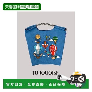 日本直邮日潮 Ball＆Chain彩色气球刺绣单肩包手提包