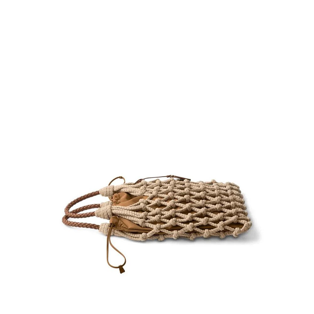 PRADA 女士钱包 1NK0012HG6F0134BRANDY SS2025 棕色