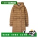 长款 香港直邮BURBERRY 连帽羽绒 SS2024 棕色 女士外套 81052101