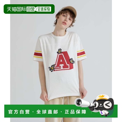 日本直邮NUMBERING TOM CAT TEE 白色 短袖T恤