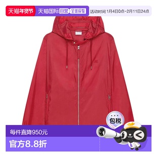 1h可退 香港直邮Courreges 男士 AC 连帽风衣 125CMA198NY0043