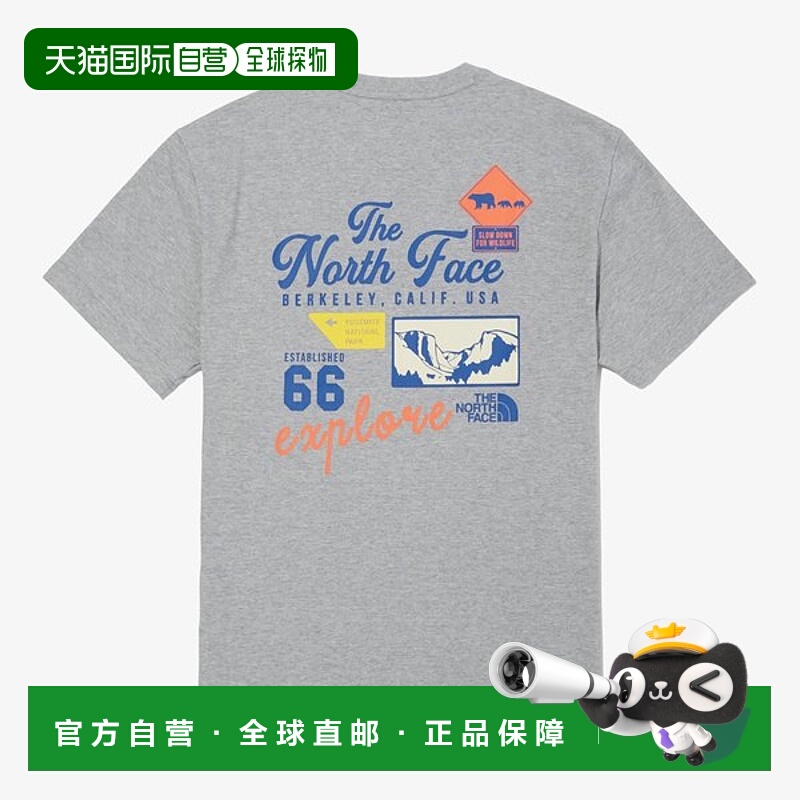 韩国直邮THE NORTH FACE [北脸官方] NT7UQ10L 白标徽章档案短袖