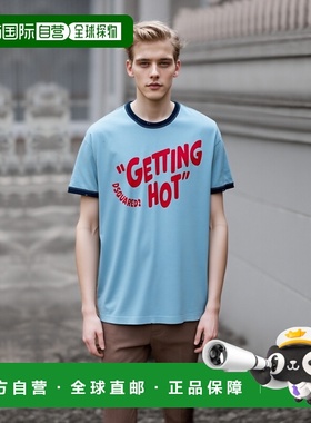 香港直邮DSQUARED2 男士T恤 S74GD1388D20035472 SS2025