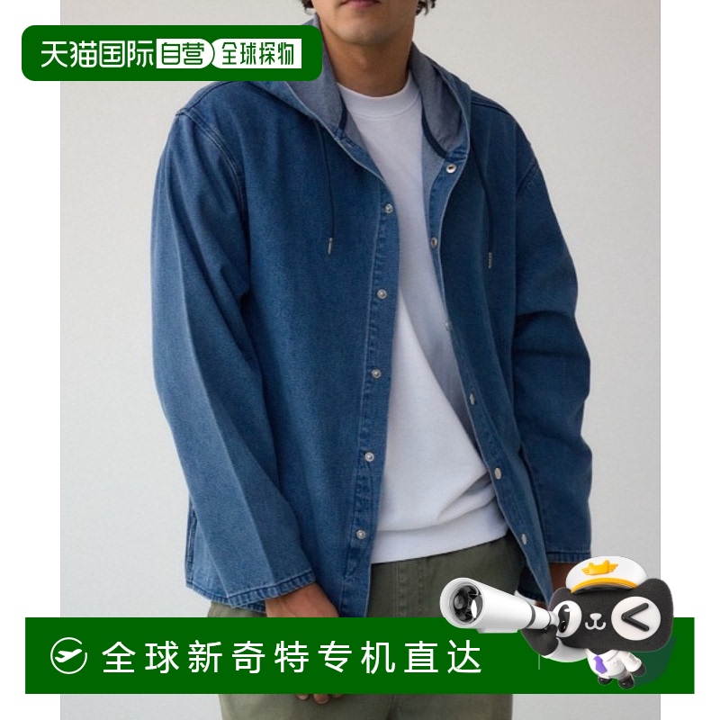 1h可退 日本直邮AZUL BY MOUSSY 男士短款牛仔外套 251IST10263C