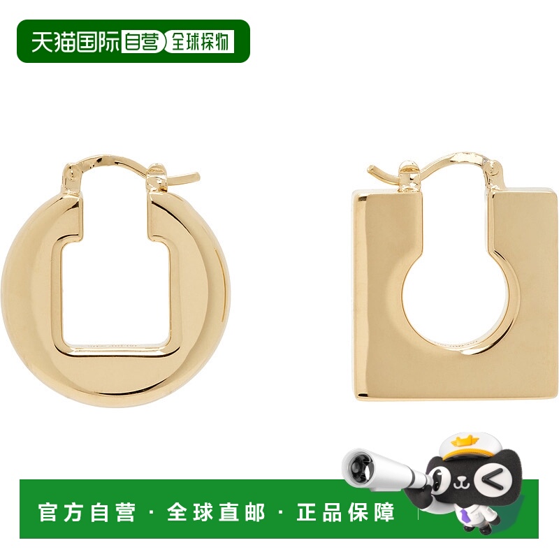 1h可退 香港直邮潮奢 Jacquemus 女士 The Rond Carre 耳环 23HJW