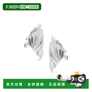 香港直邮Loewe Pleated Fan 环状耳环 JJL1239X02配饰