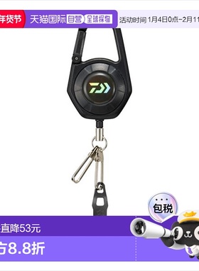 日本直邮Daiwa Line Cutter 2 40S 带登山扣卷轴 黑色