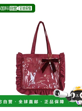 日本直邮日潮 zakka-mart【A4】带包饰的褶边手提包灯芯绒0093k