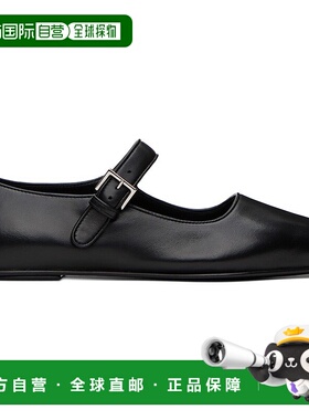 1h可退 香港直邮潮奢 The Row 女士 黑色 Ava 芭蕾鞋 F1003N61