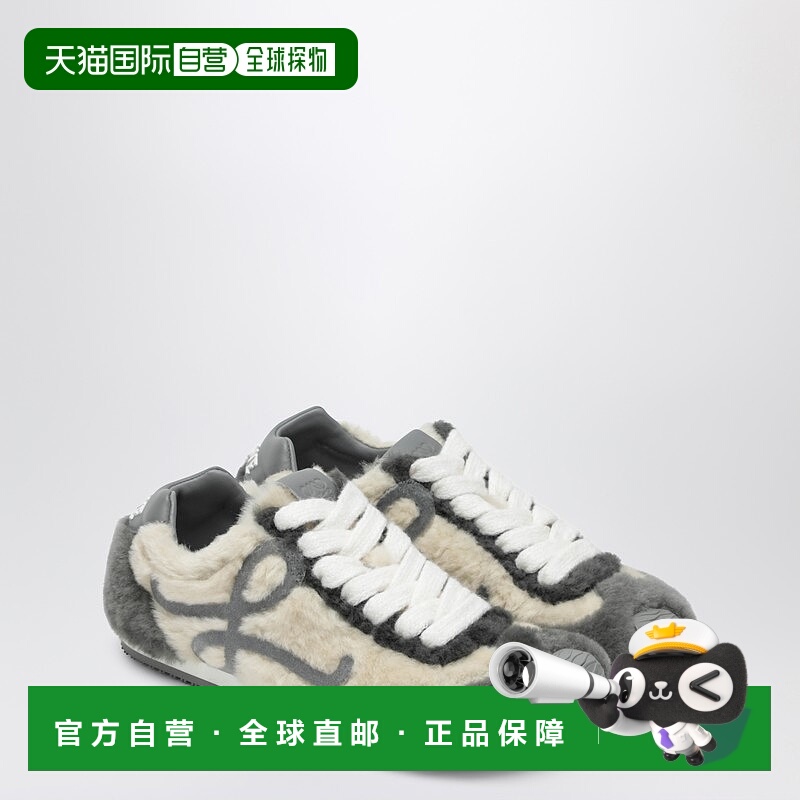 1h可退 香港直邮潮奢 LOEWE 罗意威 女士 Gray/cream Runner 2.0