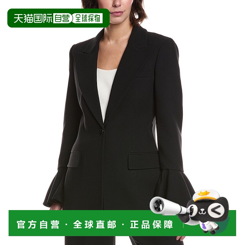 自营Michael Kors Collection Flare Sleeve Silk-Blend Blazer -
