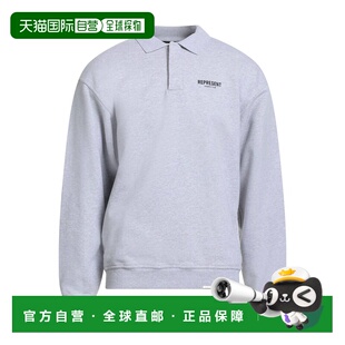 1h可退 香港直邮Represent 男士 卫衣 grey灰色 舒适时尚