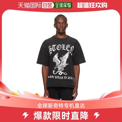 香港直邮潮奢 Stolen Girlfriends Club 男士黑色 Eagle Strike T