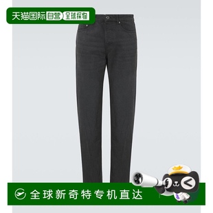 003758 男士 直筒牛仔裤 舒适 black黑色 Ami 香港直邮潮奢 Paris