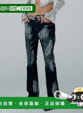 韩国直邮SCULPTOR 休闲裤 SC22A407BL正品时髦 时尚穿搭外穿显瘦