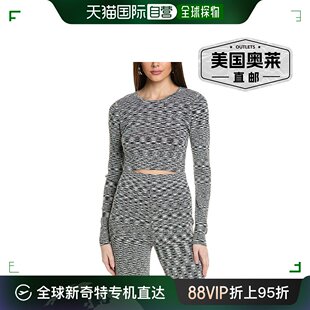 黑色 Cara 上衣 The 美国奥莱 solid striped纯色和条纹