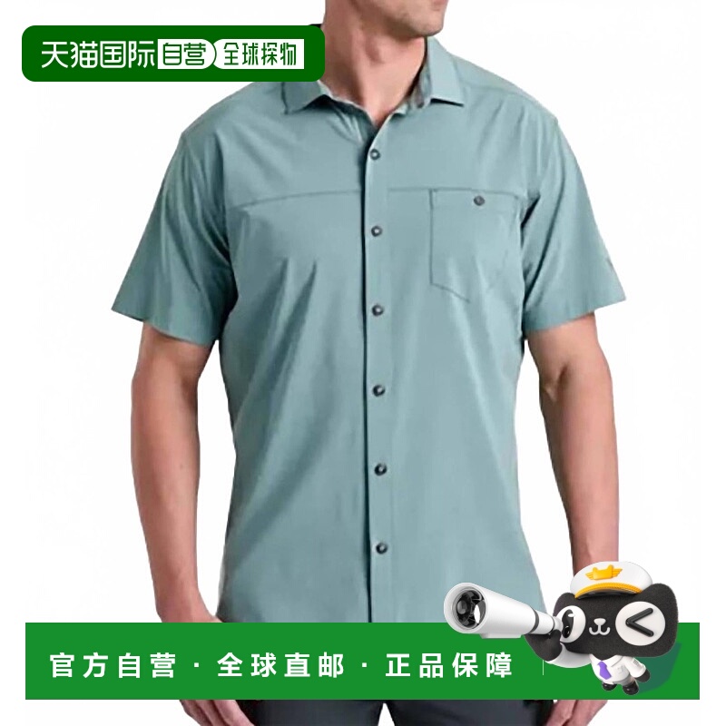 自营kuhlOptimizr Short Sleeve In Blue Alloy - blue alloy 美
