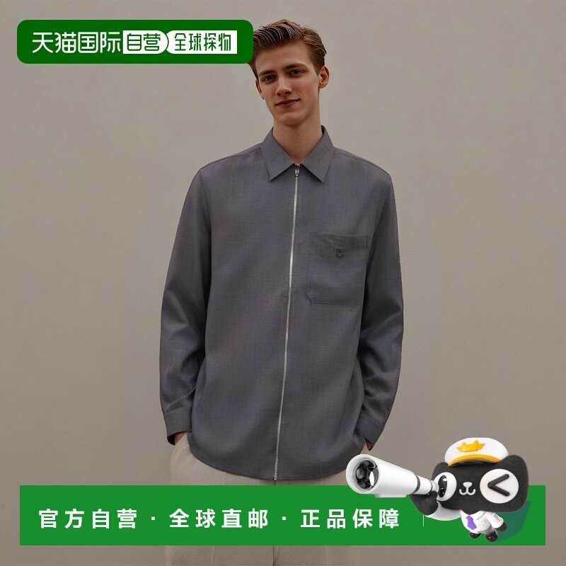 香港直邮GIVENCHY 男士衬衫 BM60YT1558030 SS2025 灰色 拉链长袖,男装,衬衫,淘宝优惠券,粉丝福利购,淘宝优惠卷