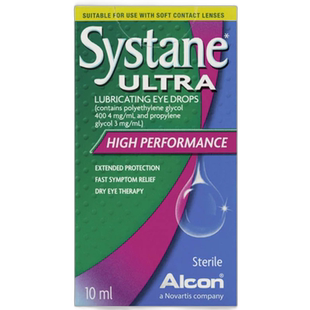 澳大利亚直邮Systane超润滑滴眼液10mL复方隐形眼镜眼药眼药水
