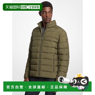 自营michael kors巴克斯特尼龙羽绒服-开心果 美国奥莱直发夹克