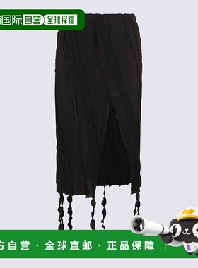 香港直邮Blumarine 蓝色情人 女士 徽标半身裙 A522G254Aa字裙