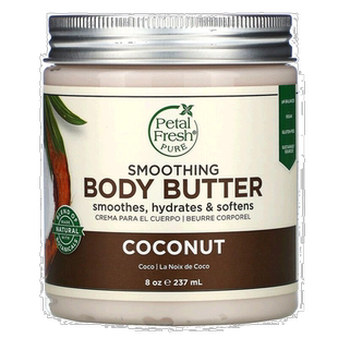 美国直邮Petal Fresh佩特斯身体乳嫩肤自然椰子香保湿滋养227g