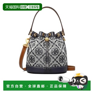 1h可退 香港直邮Tory Burch/汤丽柏琦 女士 中号徽标水桶单肩包 2