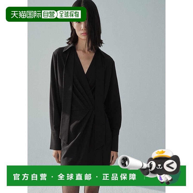 日本直邮MANGO 蝴蝶结迷你连衣裙 [LANA MA1658EW035396]