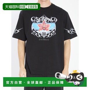 1h可退 香港直邮Casablanca 男士 BLADES 印花T恤 AW25JTS04405