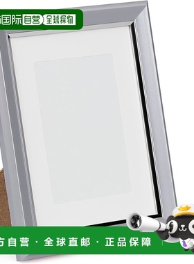 【日本直邮】Kenko 彩色纪念相框 2L 灰色 带支架 树脂 PS-JIR-2L