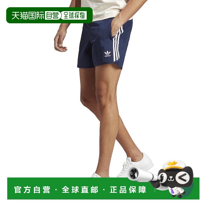 1h可退 【美国直邮】adidas 男士 休闲裤阿迪达斯短裤时尚显瘦百