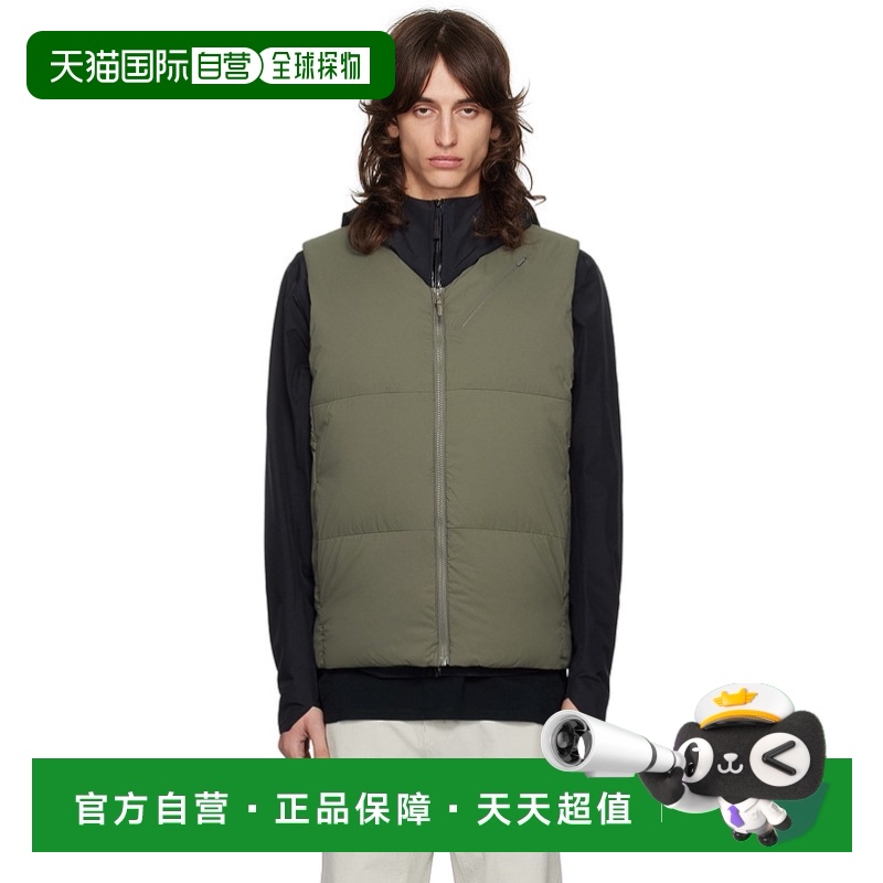 1h可退 香港直邮潮奢 Veilance 男士 绿色 Conduit 羽绒马甲 7216